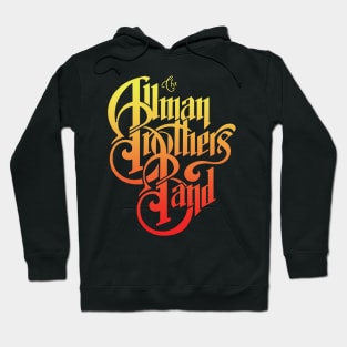 Retro 70's Allman Brothers Band Rock Logo Hoodie